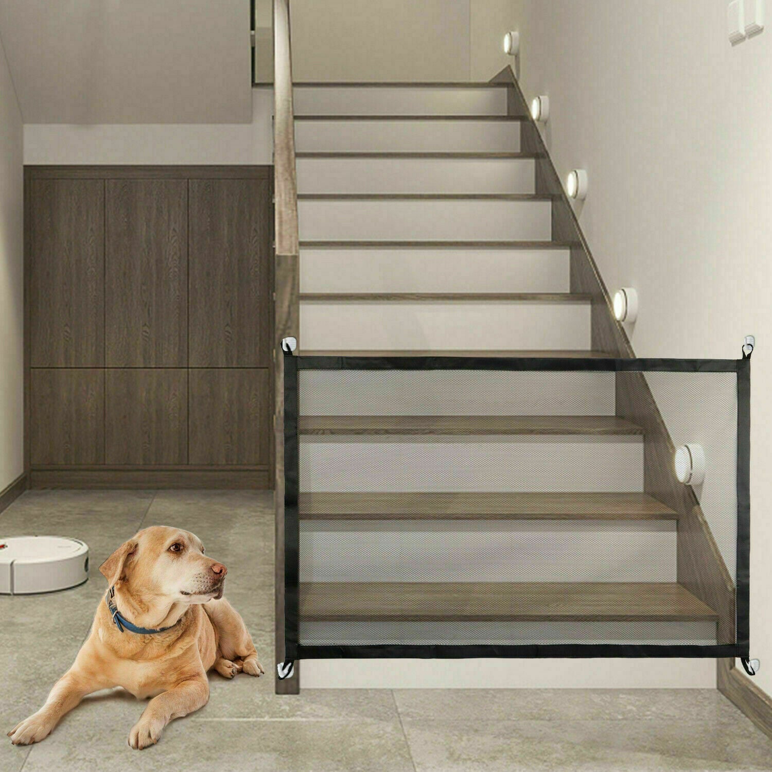 Dog Gate Retractable Safety Mesh